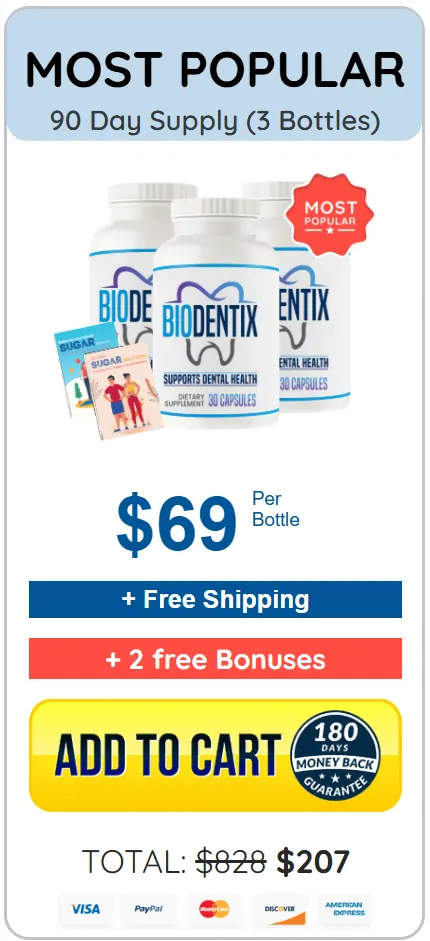 Biodentix buy 3 bottles