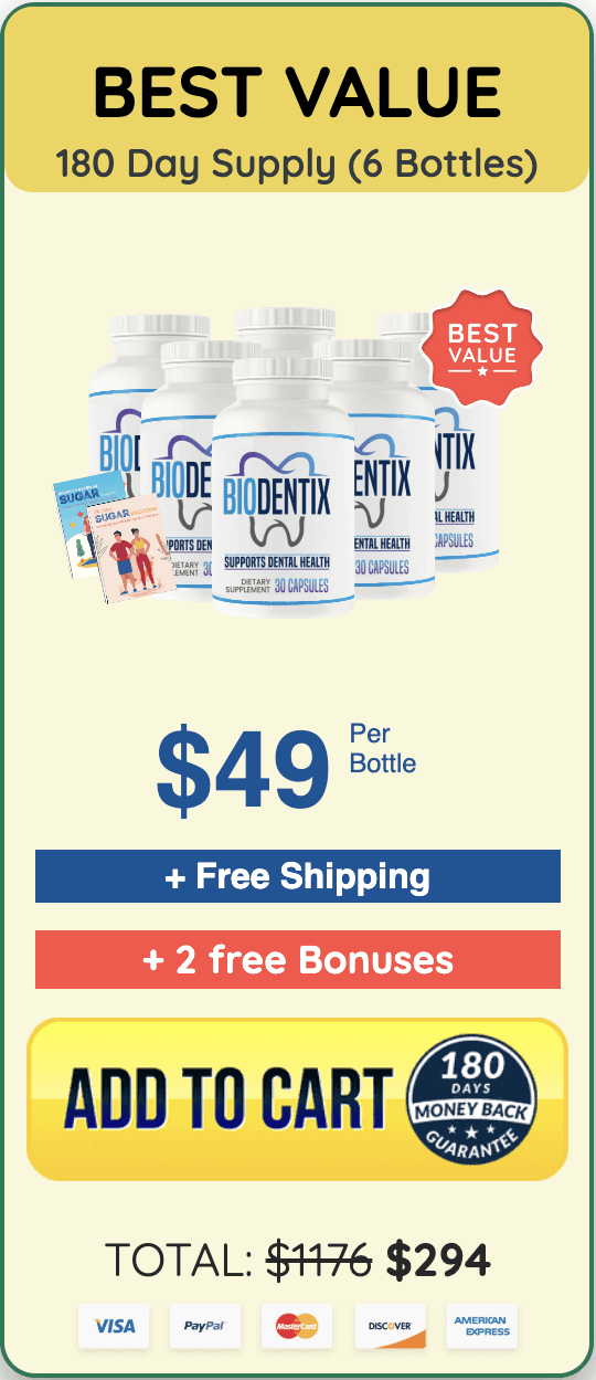 Biodentex 6 bottles